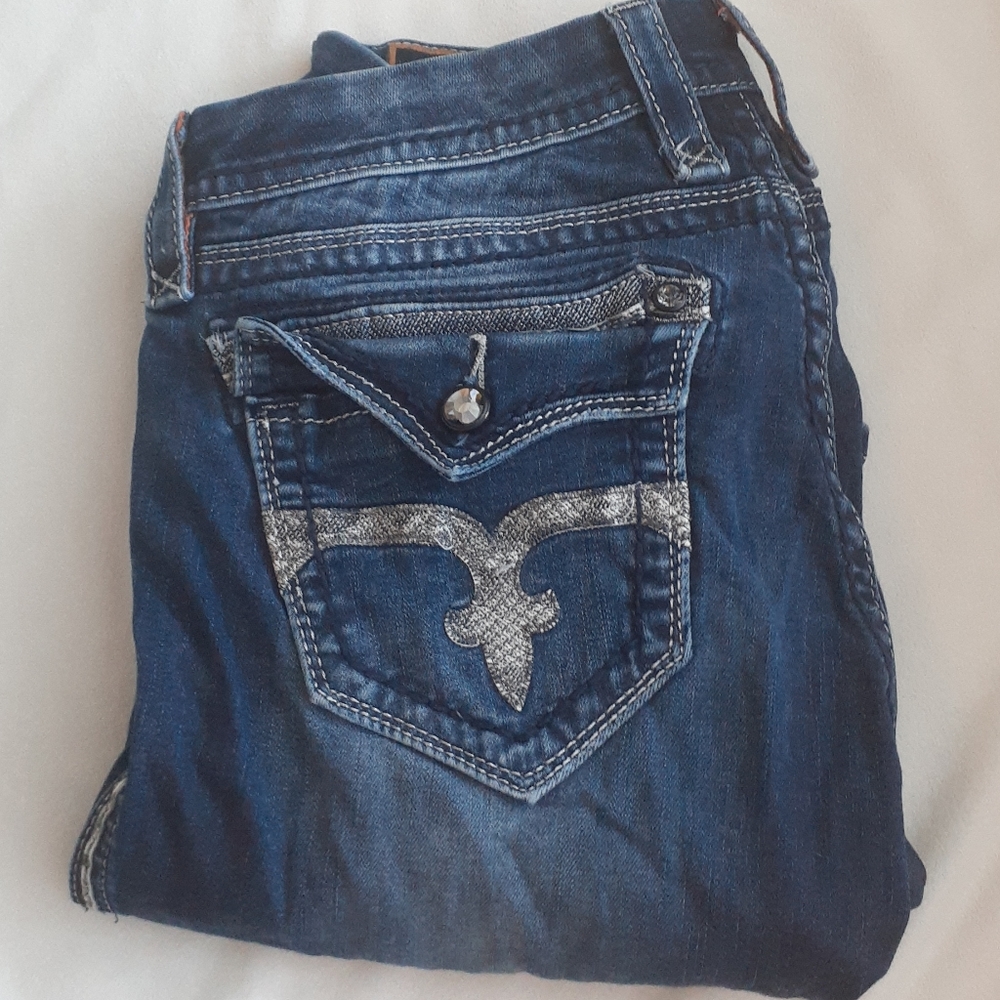 Rock Revival Leah bootcut jeans size 30